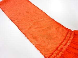 正絹　振袖用　絞り　帯揚げ